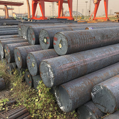 40cr Ck45 16mn Sıcak Dolaşmış Karbon Çelik Yuvarlak Çubuklar 70000 Psi