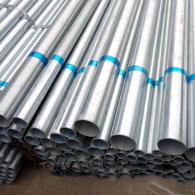BS 1387 Galvanizli Çelik boru 40-60g/M2 ERW Çelik boru