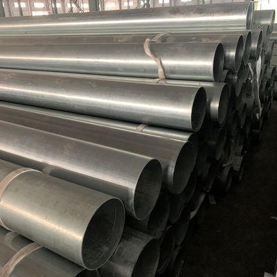 Galvanizli çelik yuvarlak tüp Q235 Q345 SS400 4 inç sıcak DIP