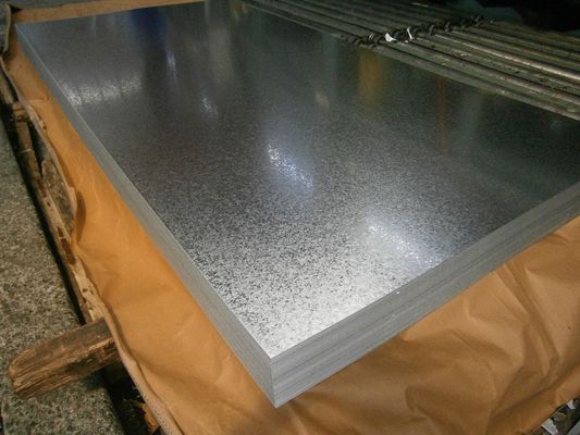 Çinko Kaplama 30G/M2-600G/M2 Sıcak Daldırılmış Galvanizli Laklı Düz Metal Yaprak