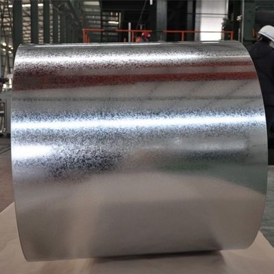 Sıfır Spangle Galvanize Yaprak Metal Bobinleri Uzunluğu 18%-20%