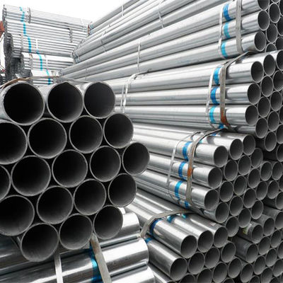 ASTM A36 yuvarlak dikişsiz galvanizli çelik boru çinko kaplama 200-500g/m2
