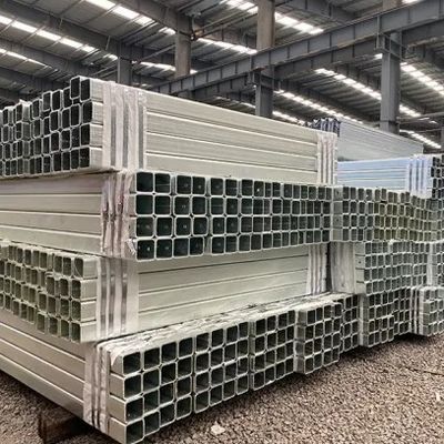 4 inç galvanizli demir kare boru OEM ASTM A36 kaynak uçları