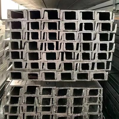 ASTM A106 A36 SS400 S235jr Sıcak olarak yuvarlanmış C kanallı çelik kaplamalar